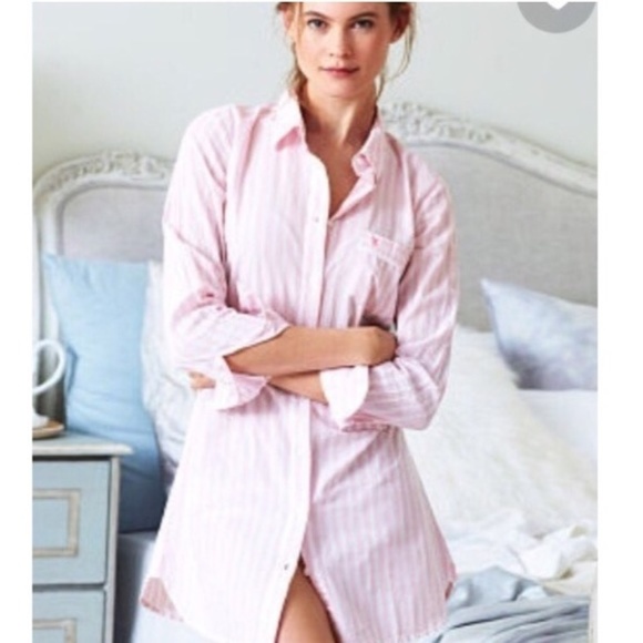 💗NWT -Victoria Secret sleep shirt L/S - Picture 5 of 5